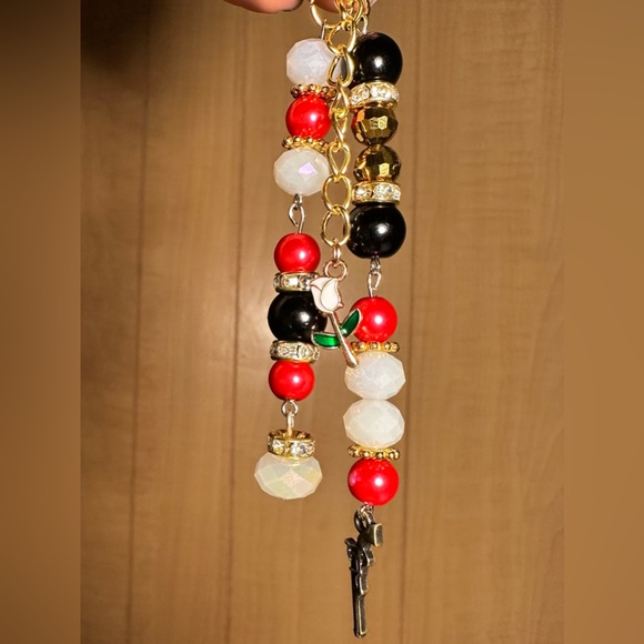 Helluva Boss Inspired Stolas & Blitzo Matching Keychain Purse Charm Star Clip - Picture 6 of 7